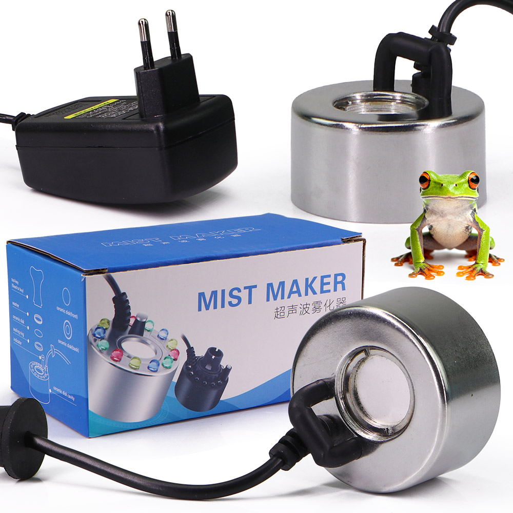 Terrarium Fogger Ultrasonic - Nebulizzatore a ultrasuoni con sensore d'acqua,