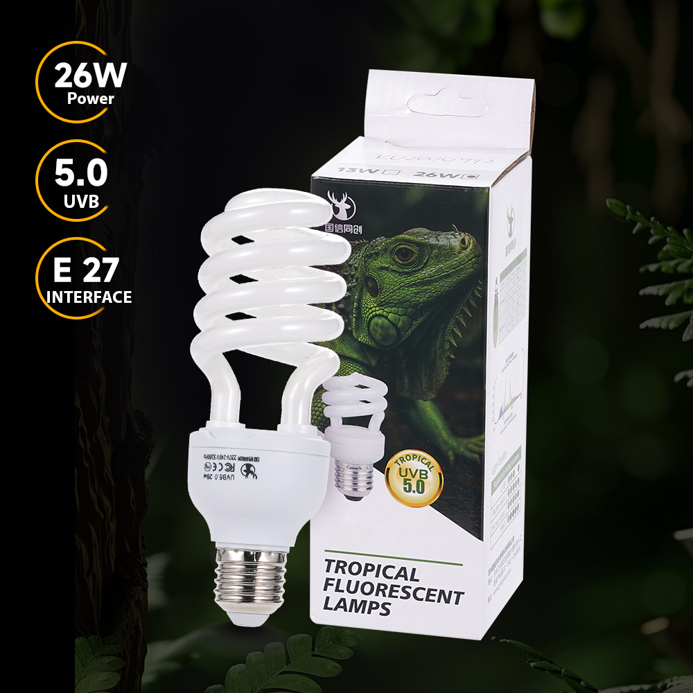 Lampadina UVB per Rettili 26W  - Calcium Powder Reptile recensione e prezzo