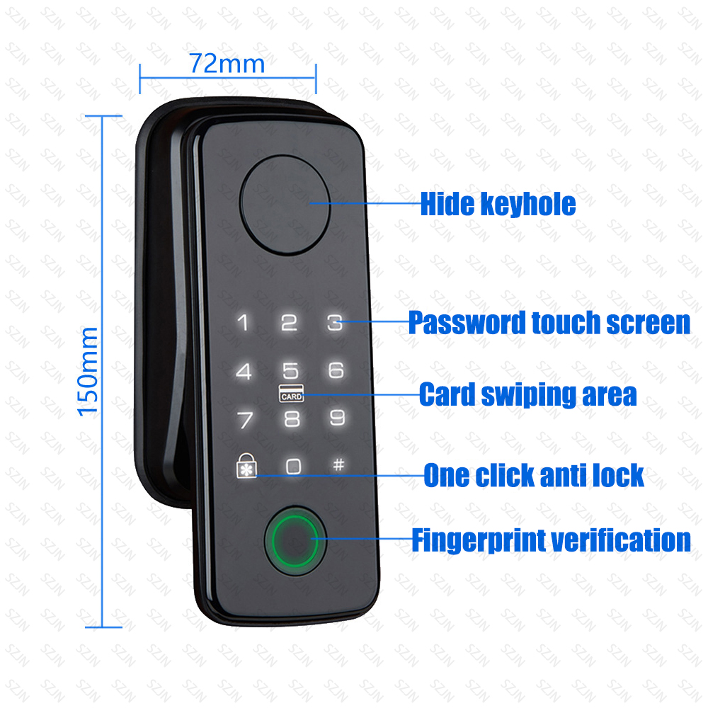TTLock Blocco automatico intel - Glass Door Hinge recensione e prezzo
