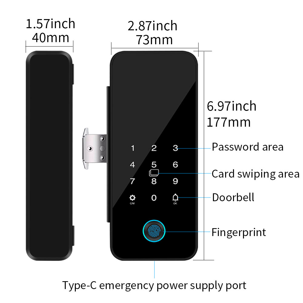 Tuya Smart Life Bluetooth Serr - Glass Door Hinge recensione e prezzo