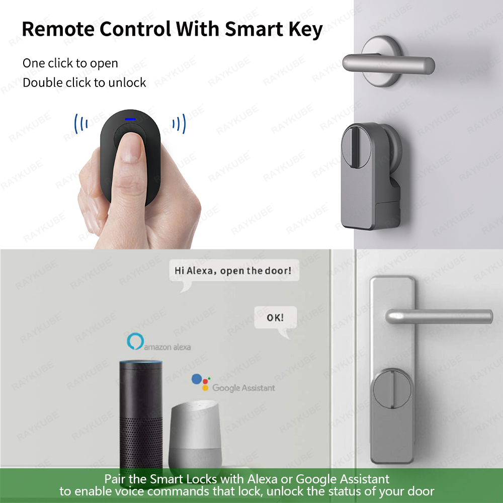 RAYKUBE A1 Pro Tuya BEL Set se - Glass Door Hinge recensione e prezzo